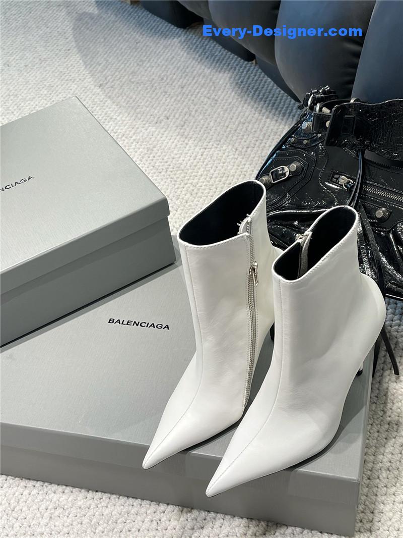 Ba1en*iaga fall/winter zip up heeled boots