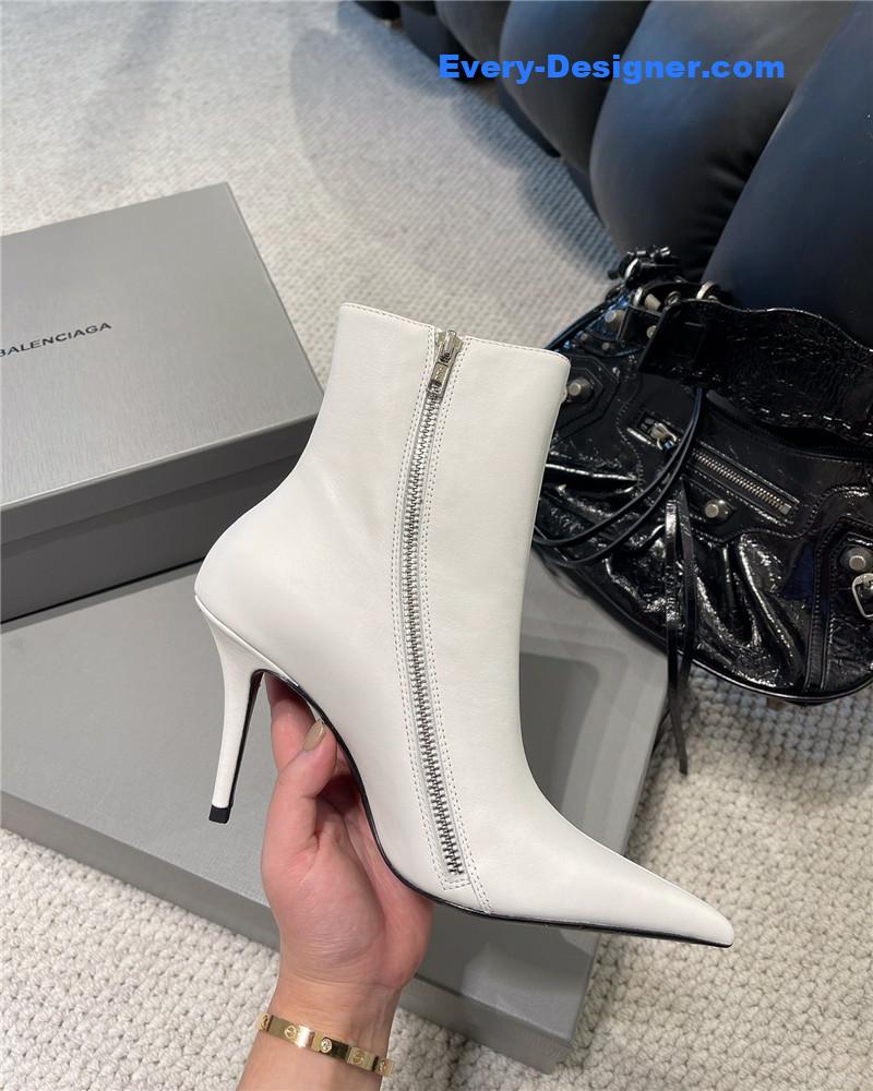 Ba1en*iaga fall/winter zip up heeled boots