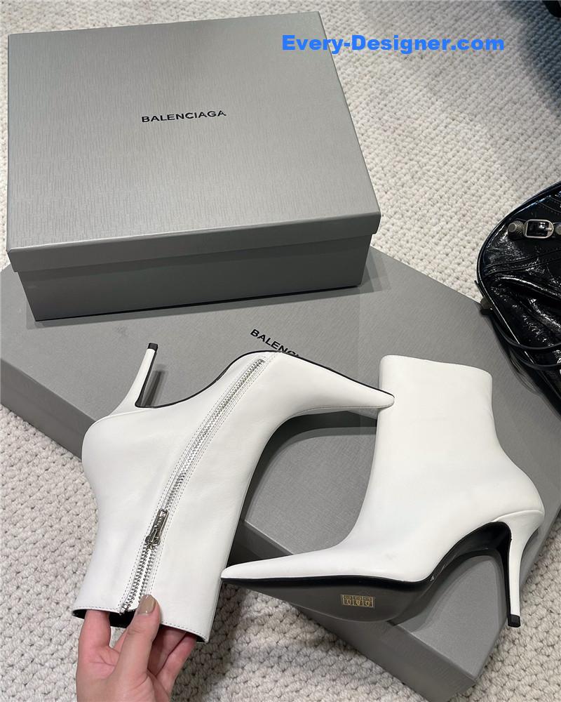 Ba1en*iaga fall/winter zip up heeled boots