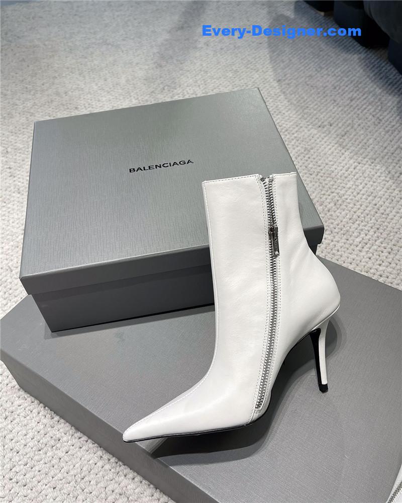 Ba1en*iaga fall/winter zip up heeled boots