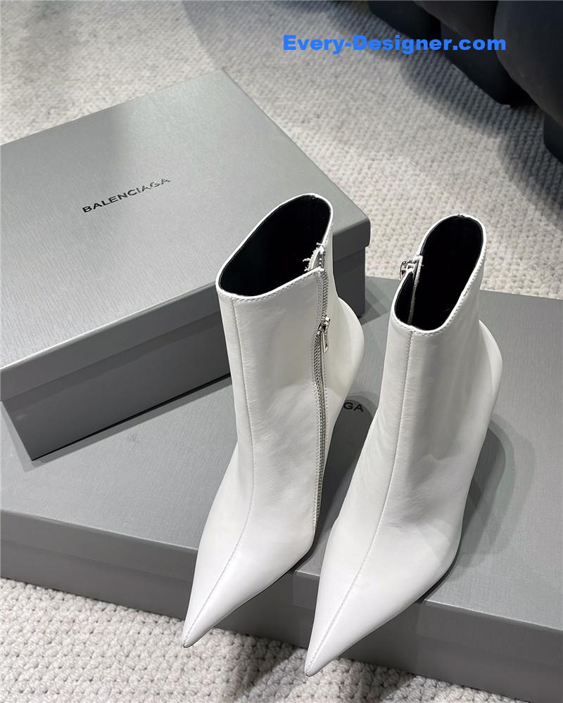 Ba1en*iaga fall/winter zip up heeled boots
