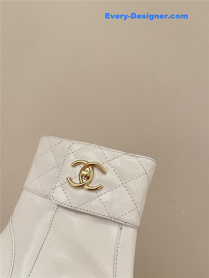 CC new round toe flat ankle boots