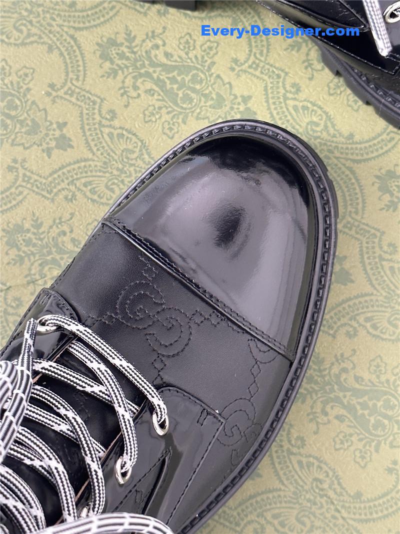 Gvc*1 classic hot style cowhide embossed ankle boots