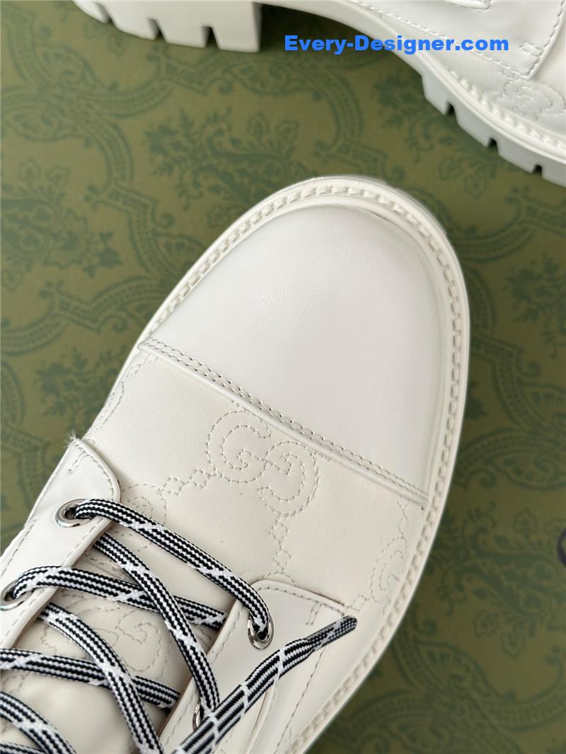 Gvc*1 classic hot style cowhide embossed ankle boots