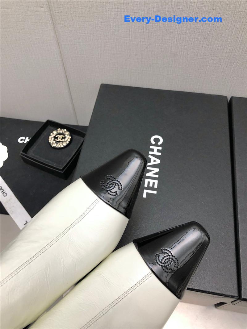 CC classic color block ankle boots