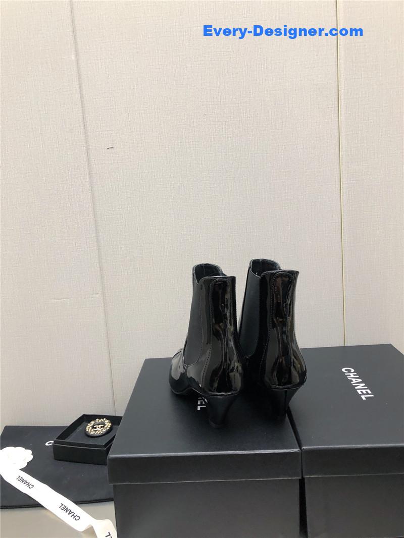 CC classic color block ankle boots