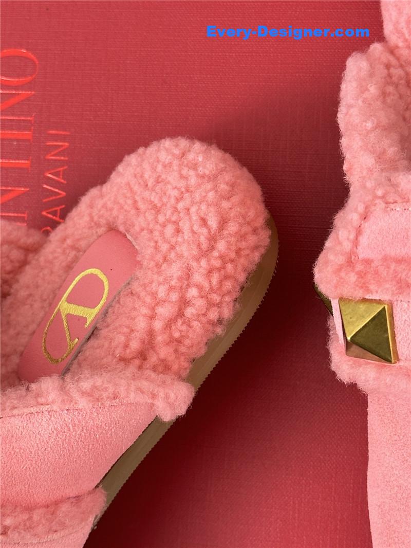 Va1e*ntin0 retro style rivets wool half mop