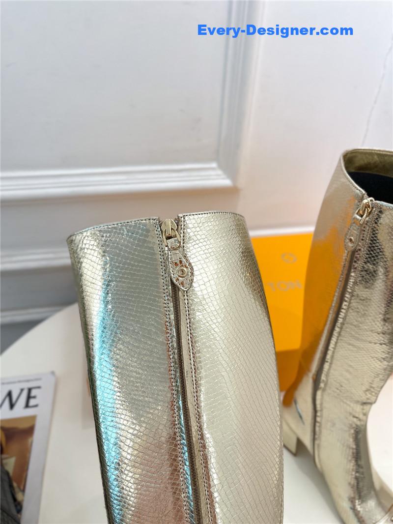 l0vis Vvtt0n lv new v-shaped chunky heel boots