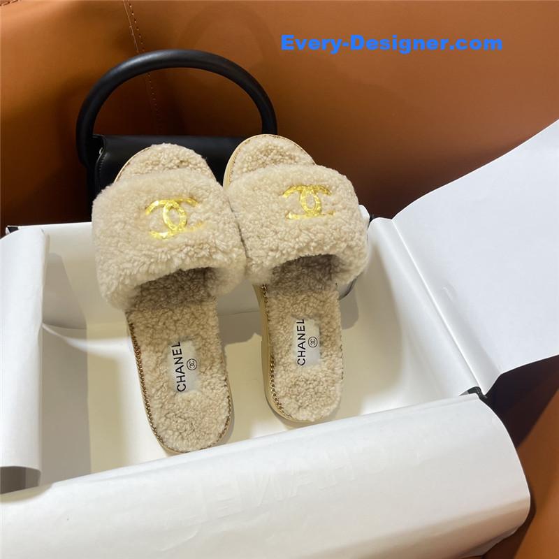 CC new fur slippers