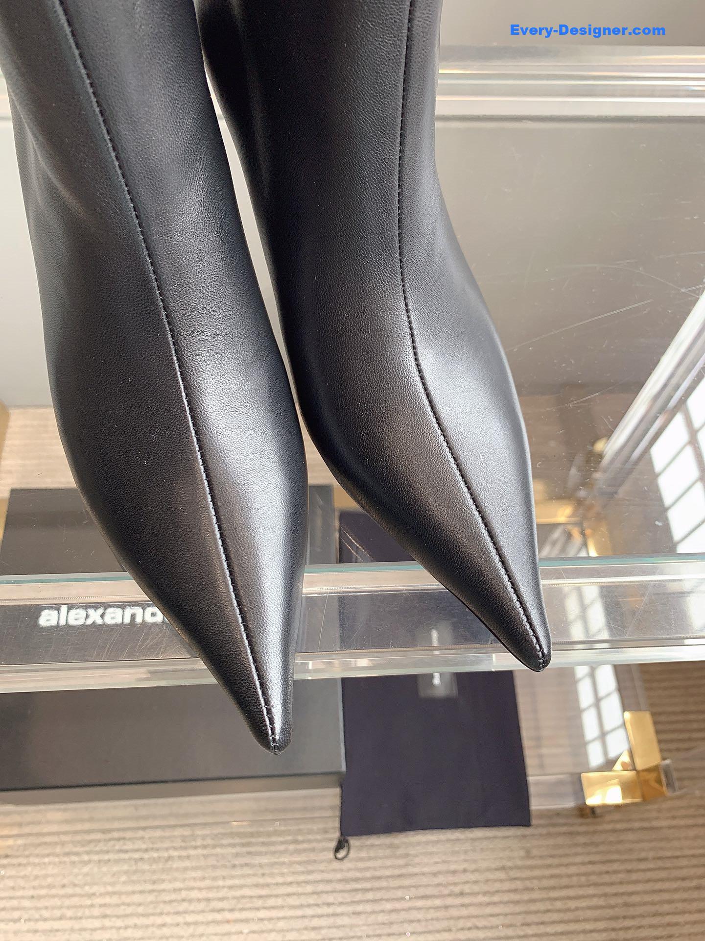 A1exa*der wang new pointed toe high heel ankle boots