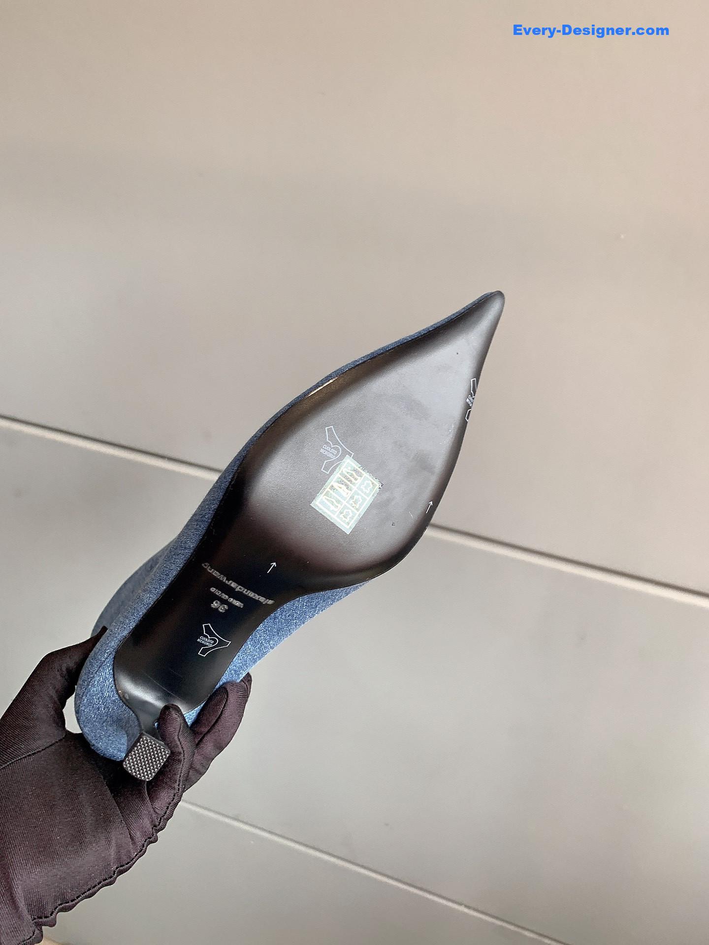 A1exa*der wang new pointed toe high heel ankle boots