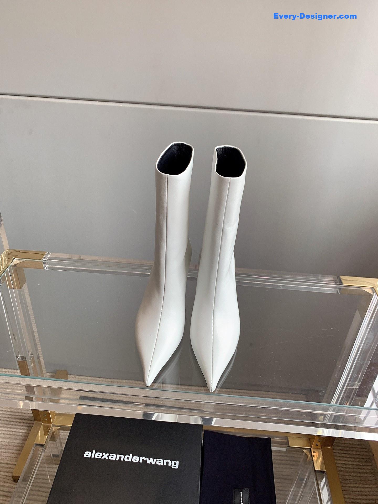 A1exa*der wang new pointed toe high heel ankle boots