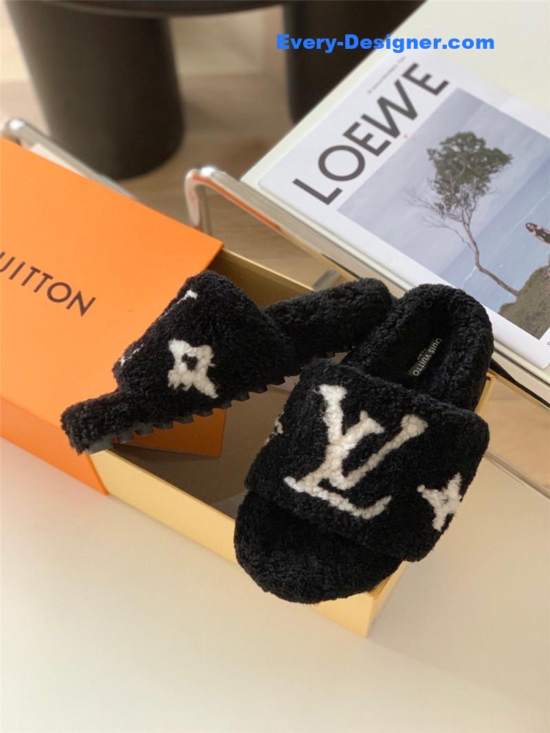 l0vis Vvtt0n lv new sheepskin wool slippers