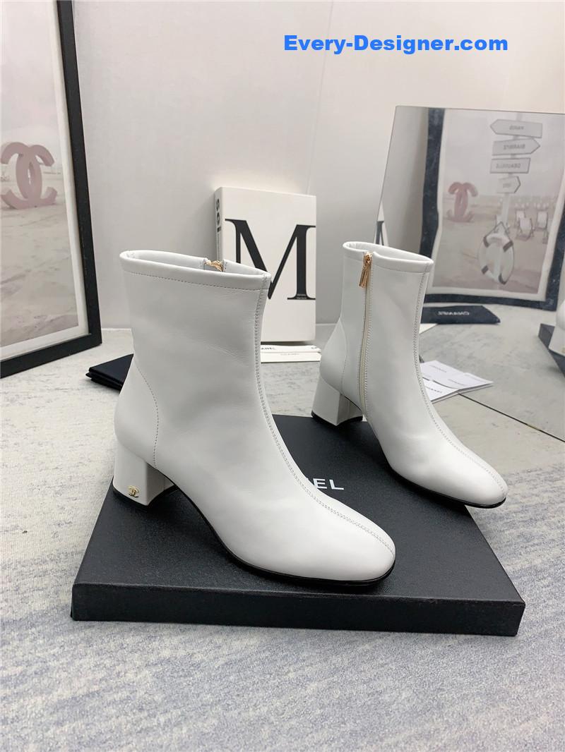 CC autumn and winter all-match elastic ankle boots