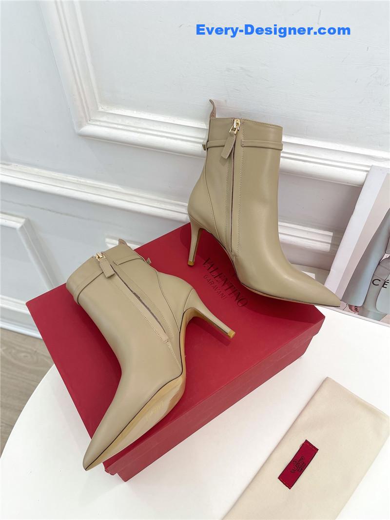 Va1e*ntin0 new high heel nude boots
