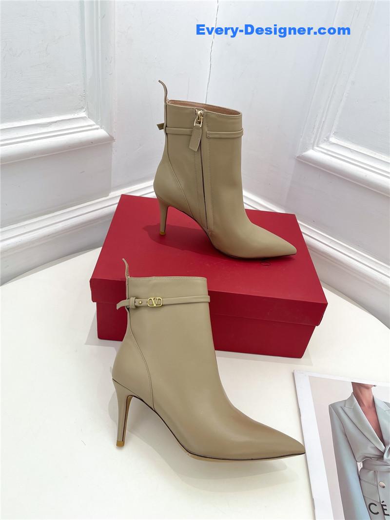 Va1e*ntin0 new high heel nude boots