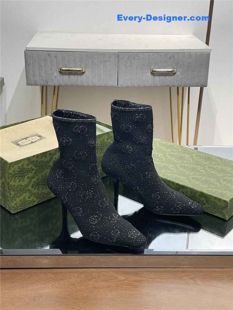 Gvc*1 new gg knitted ankle boots