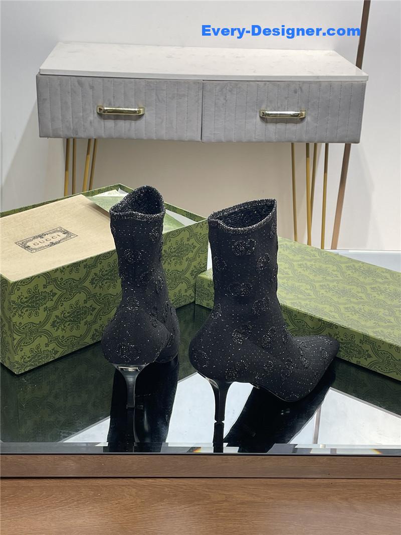 Gvc*1 new gg knitted ankle boots