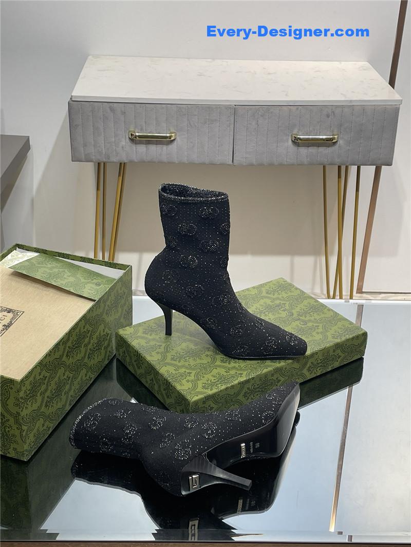 Gvc*1 new gg knitted ankle boots