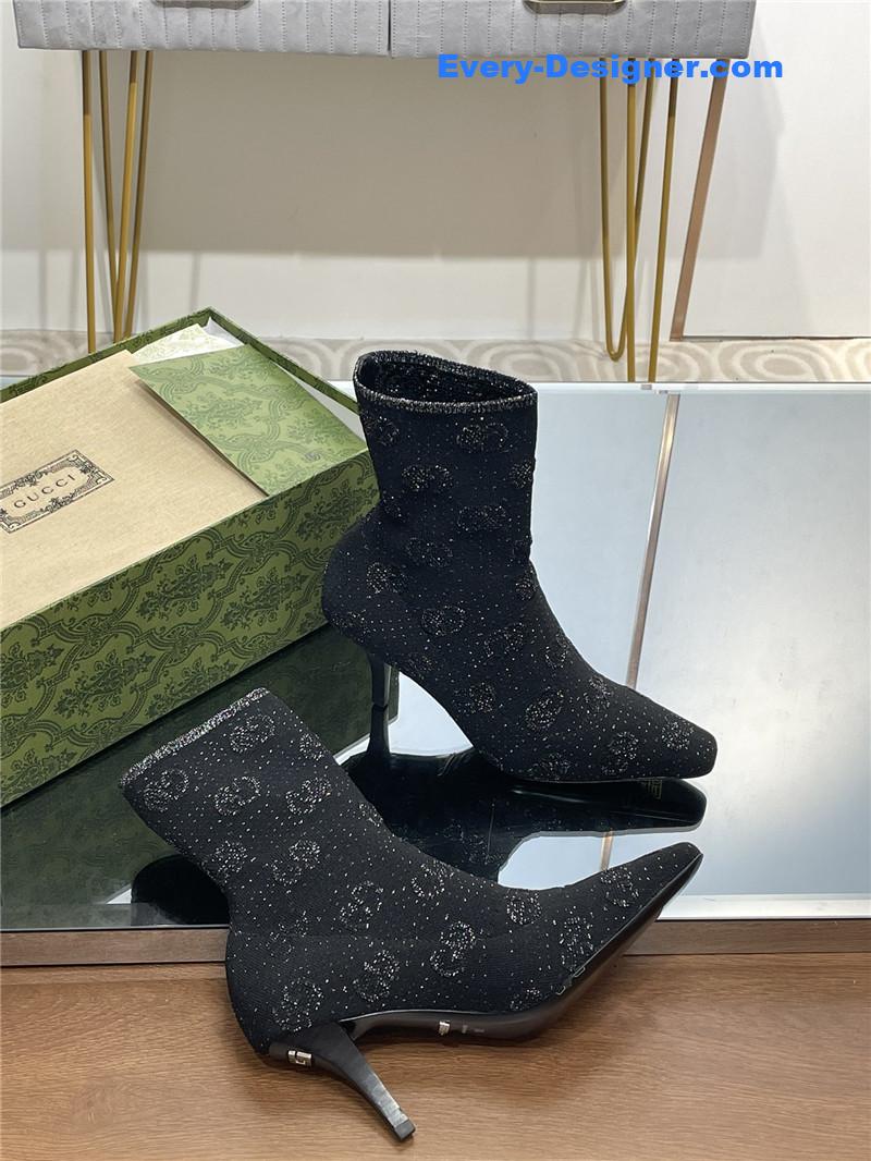 Gvc*1 new gg knitted ankle boots