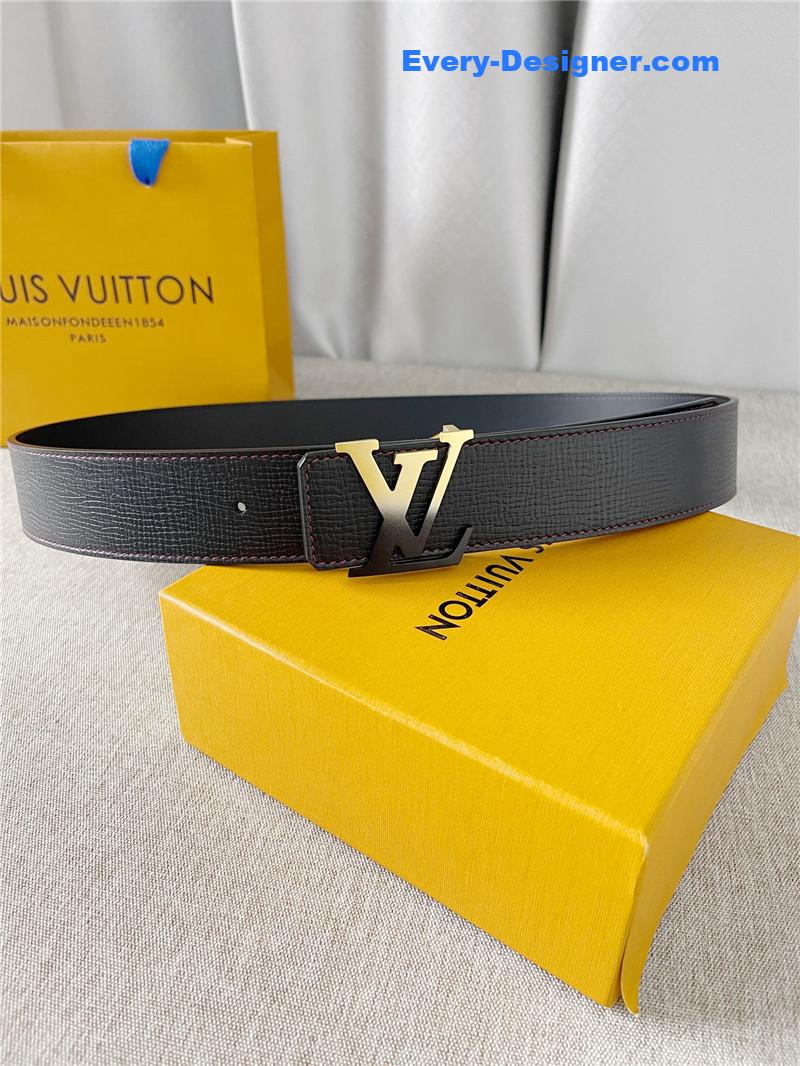 l0vis Vvtt0n lv two-color letter buckle double-sided belt