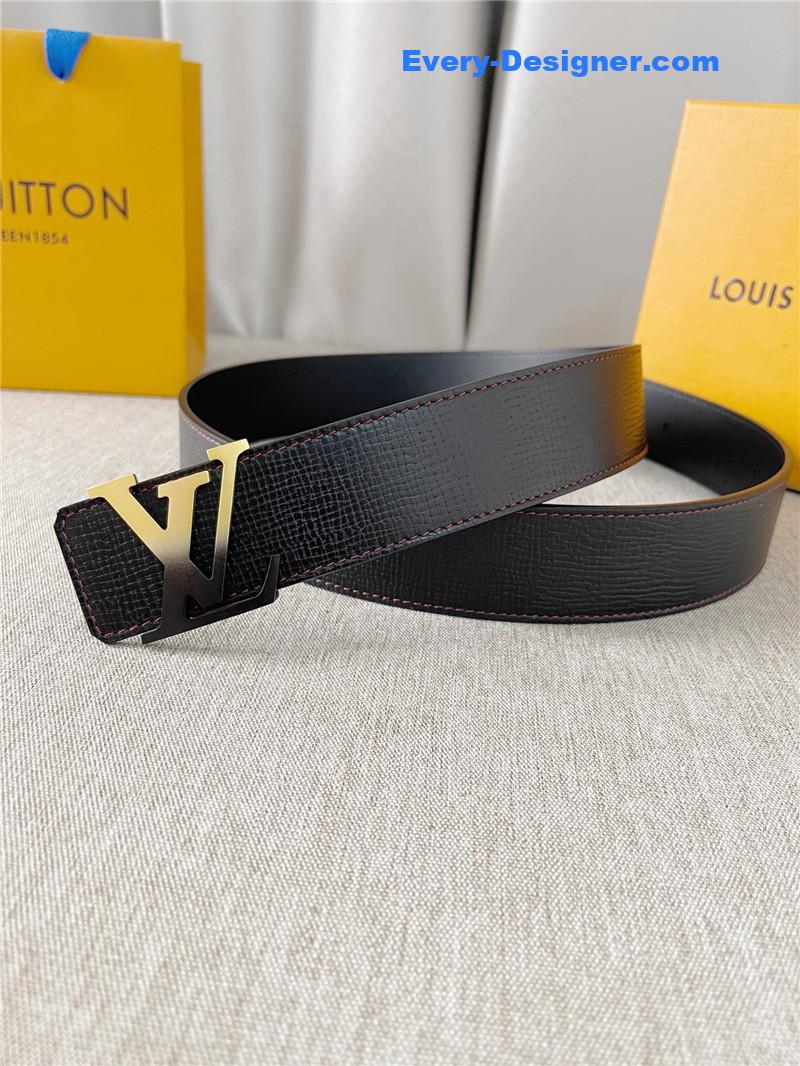 l0vis Vvtt0n lv two-color letter buckle double-sided belt
