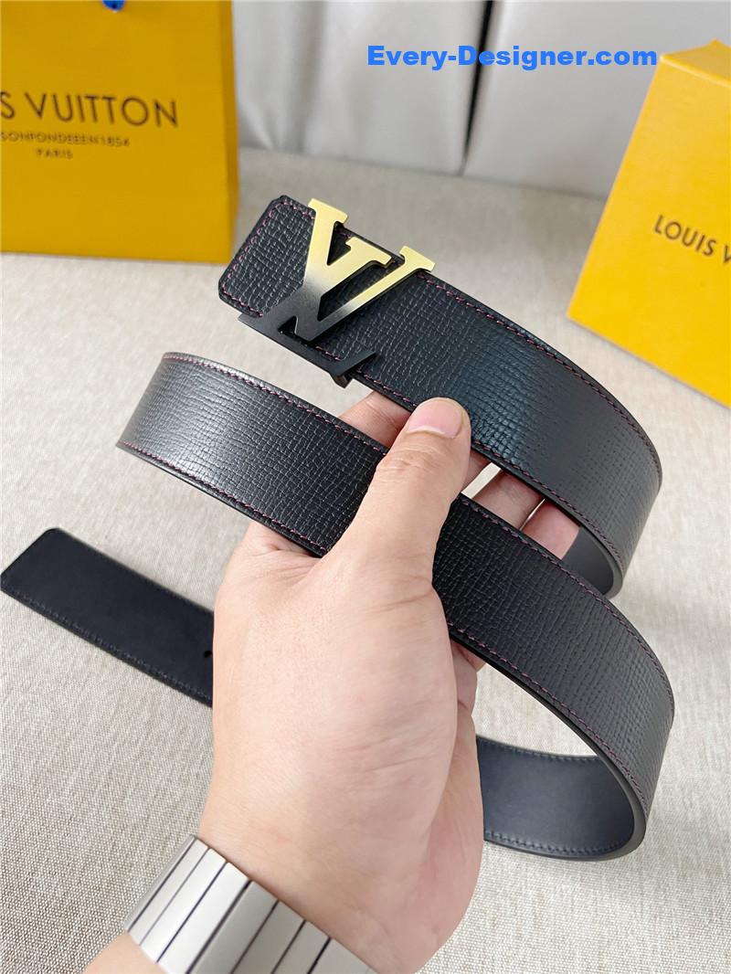l0vis Vvtt0n lv two-color letter buckle double-sided belt
