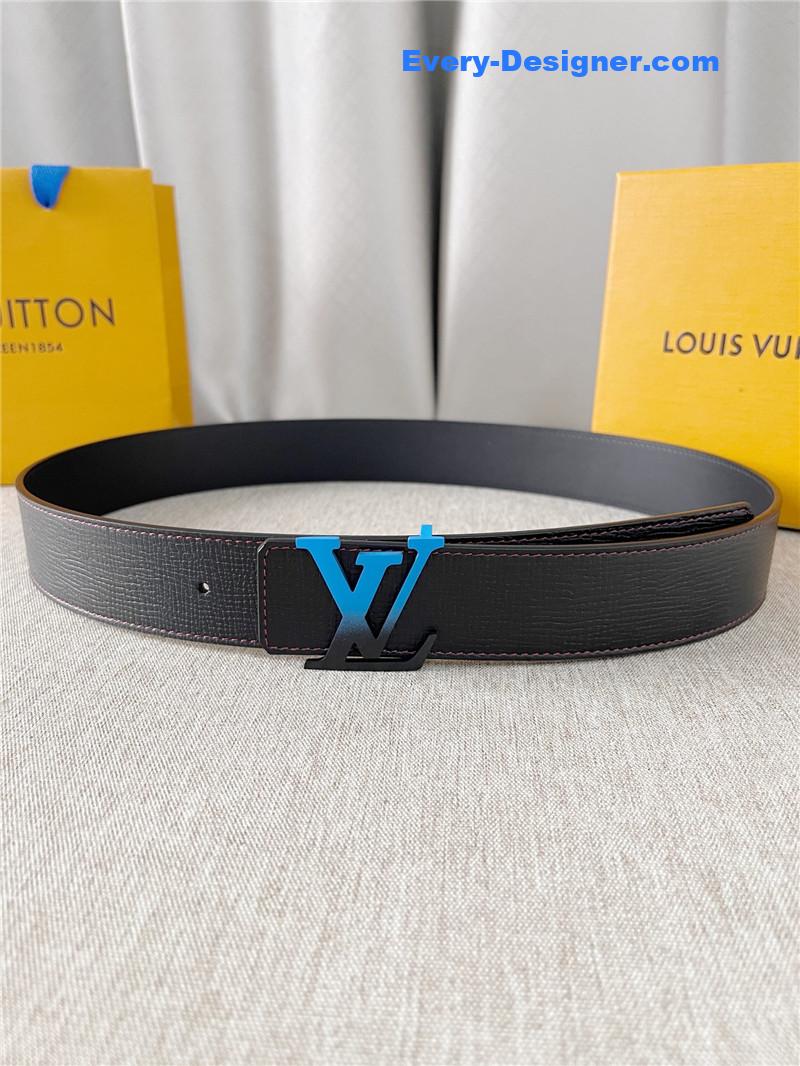 l0vis Vvtt0n lv two-color letter buckle double-sided belt