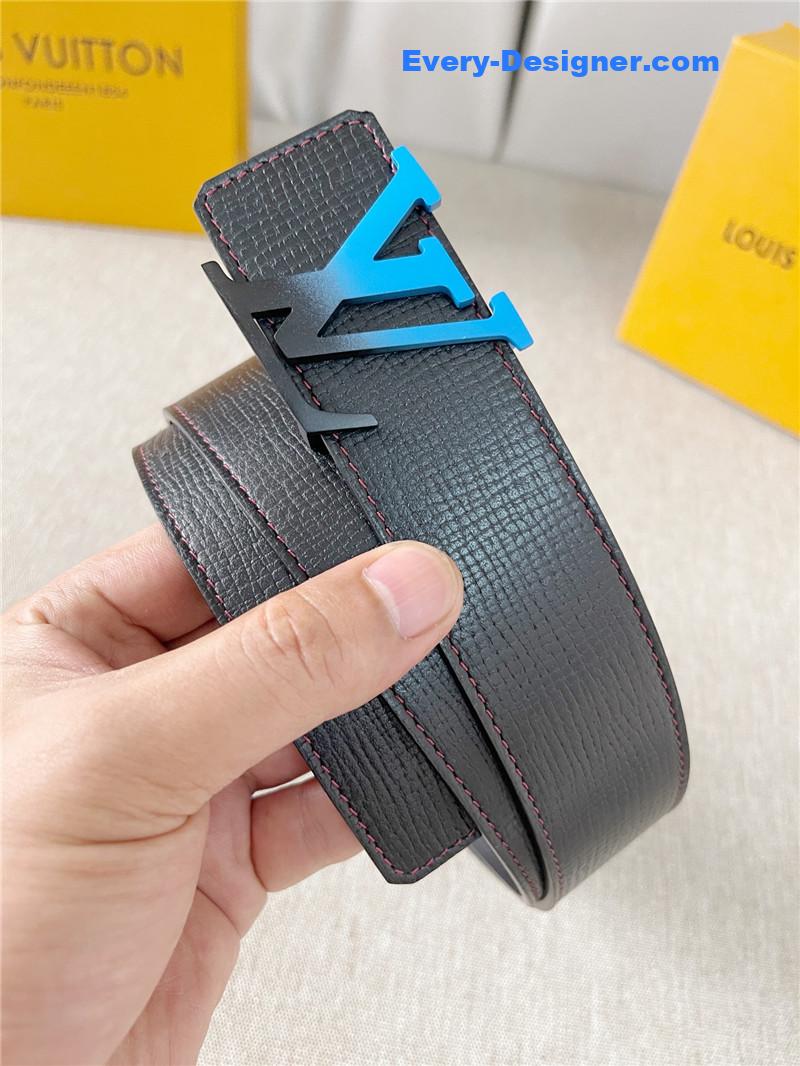 l0vis Vvtt0n lv two-color letter buckle double-sided belt