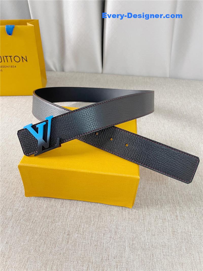 l0vis Vvtt0n lv two-color letter buckle double-sided belt