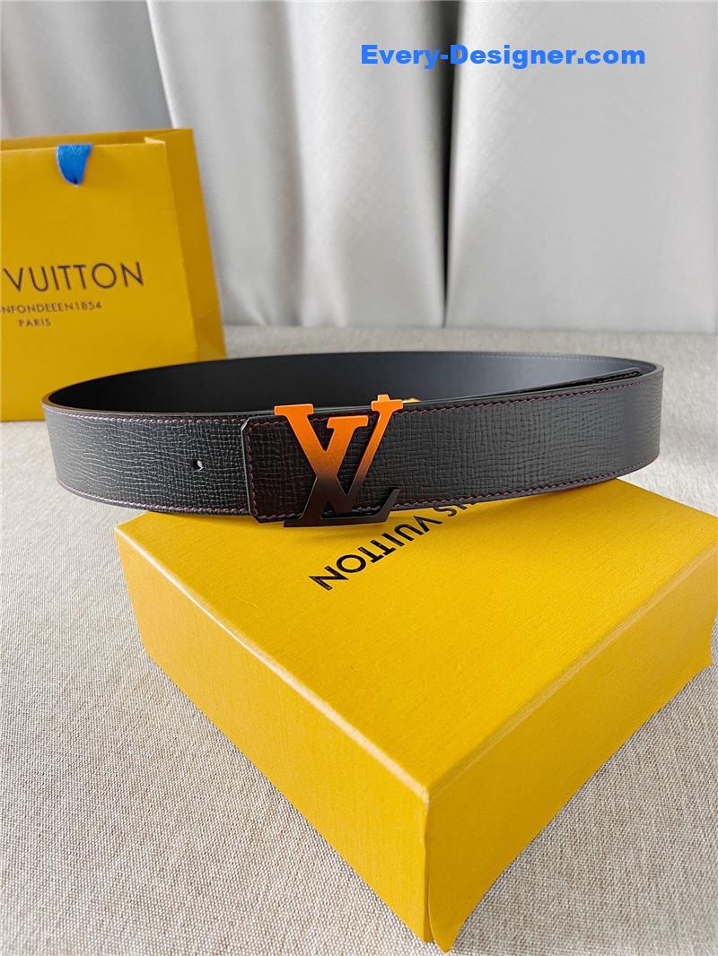 l0vis Vvtt0n lv two-color letter buckle double-sided belt