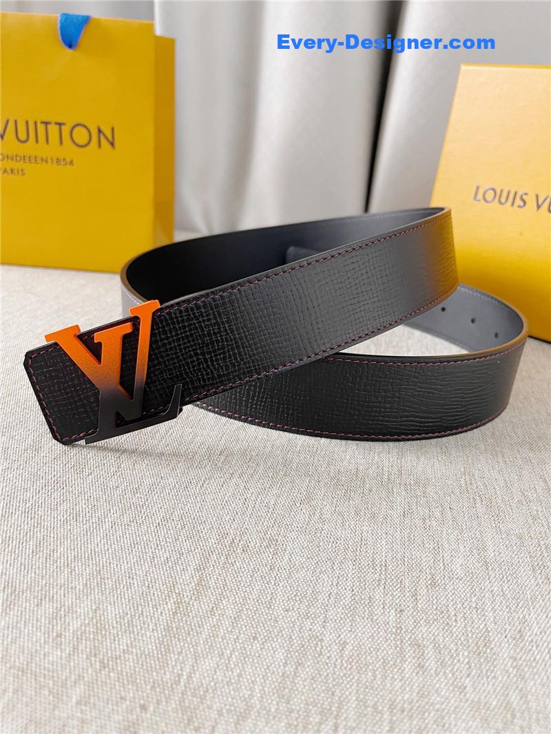 l0vis Vvtt0n lv two-color letter buckle double-sided belt
