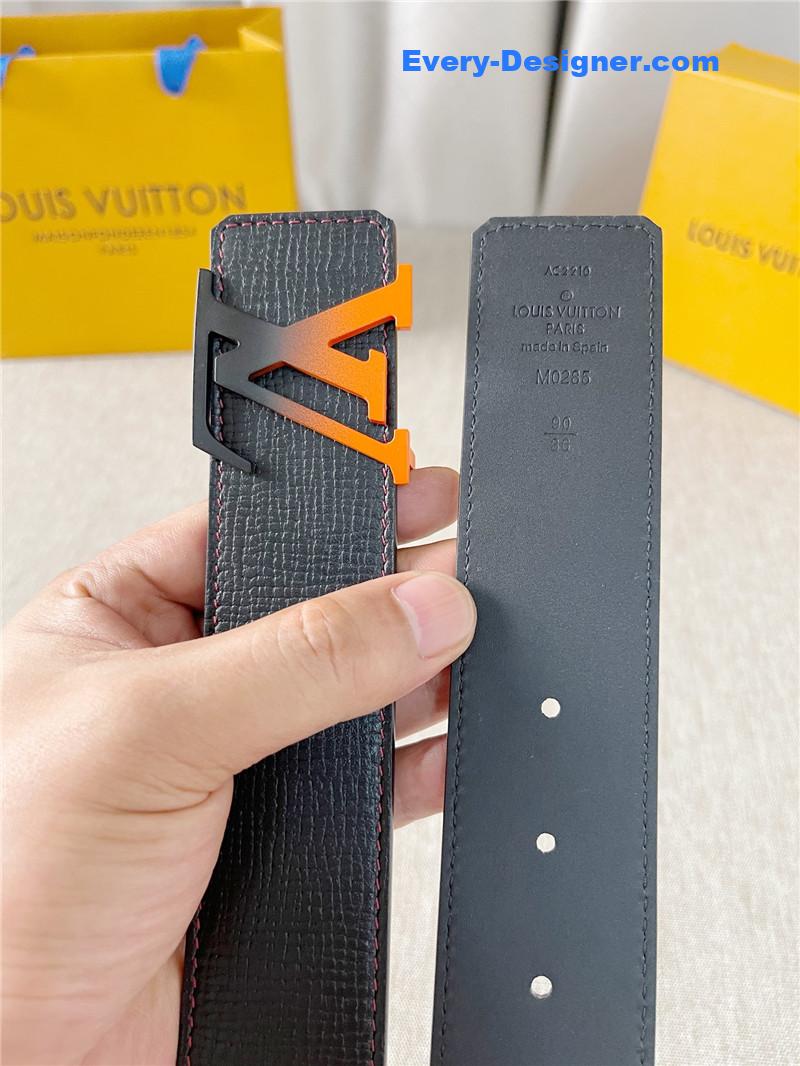 l0vis Vvtt0n lv two-color letter buckle double-sided belt