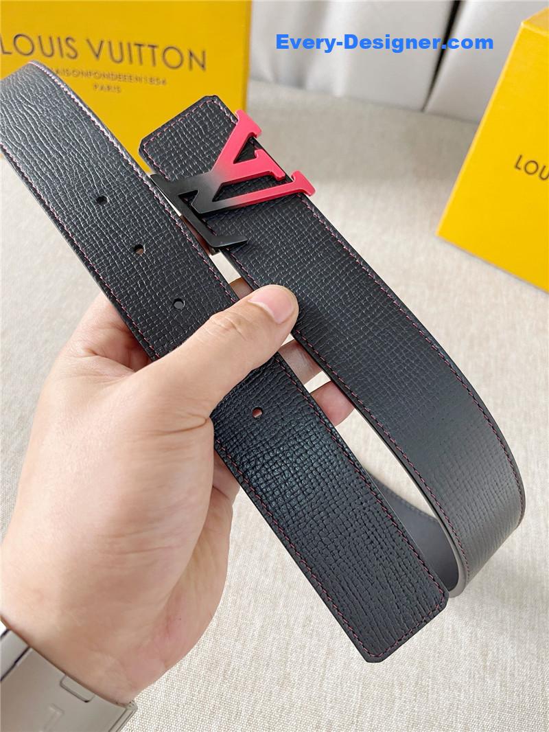 l0vis Vvtt0n lv two-color letter buckle double-sided belt