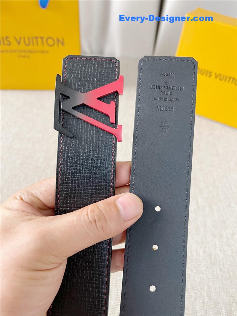 l0vis Vvtt0n lv two-color letter buckle double-sided belt