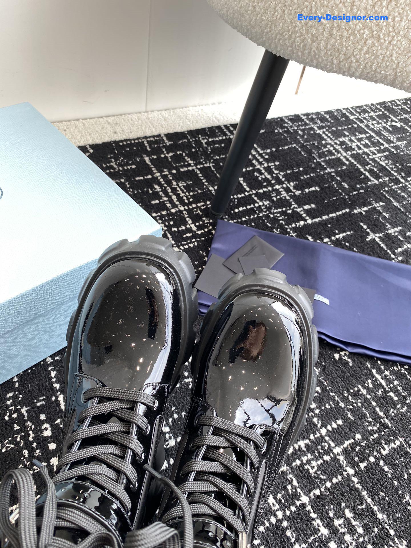 Pra*a purse decoration strap new ankle boots