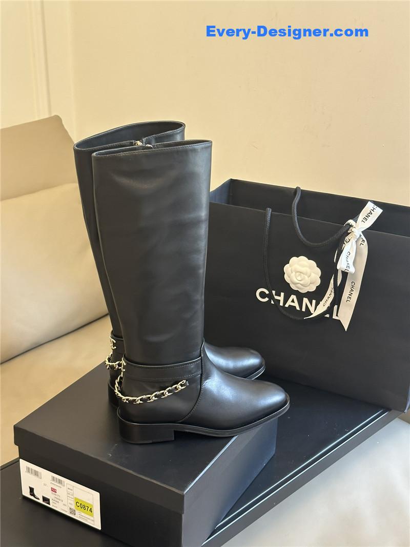 CC autumn winter chain ankle boots