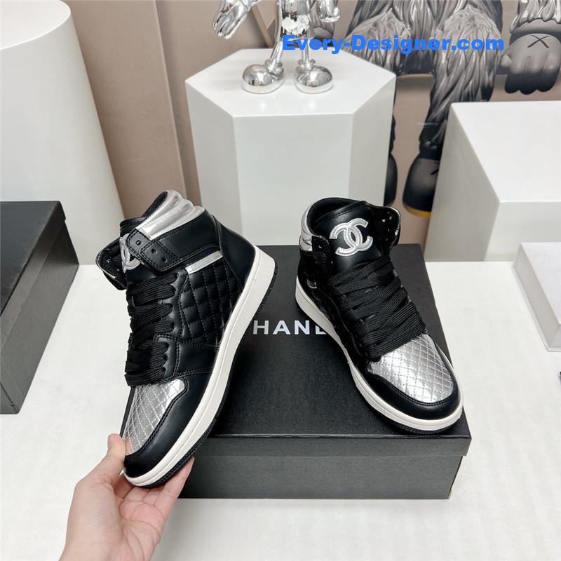 CC joint high top casual shoes