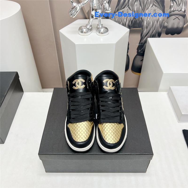 CC joint high top casual shoes