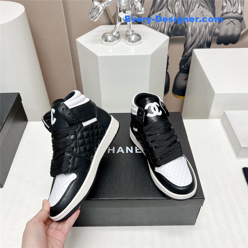 CC joint high top casual shoes