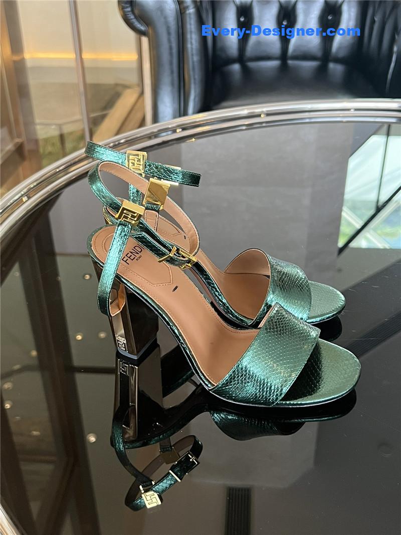 F**di delfina round toe sandals