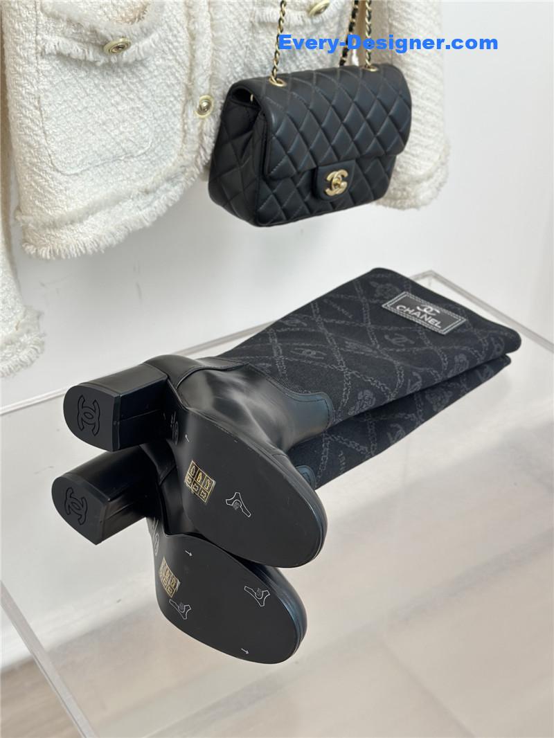 CC new chunky heel cowboy boots