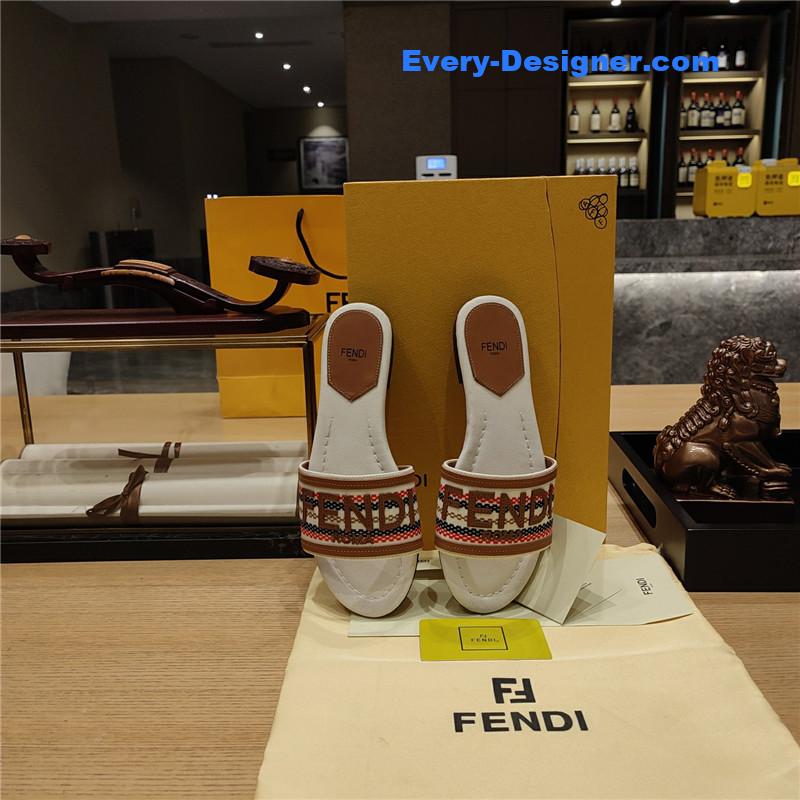 F**di haute couture flat sandals