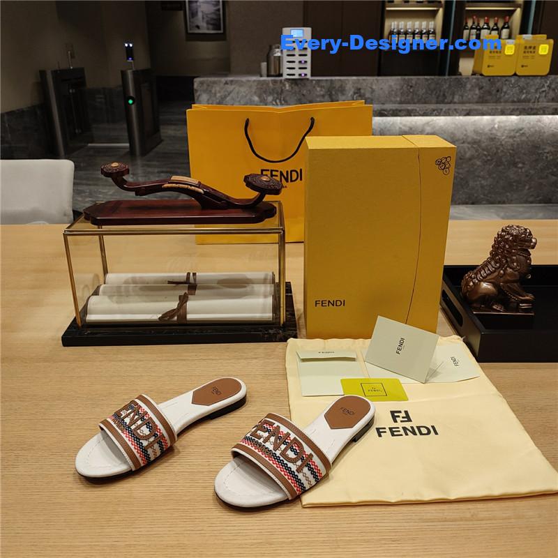 F**di haute couture flat sandals