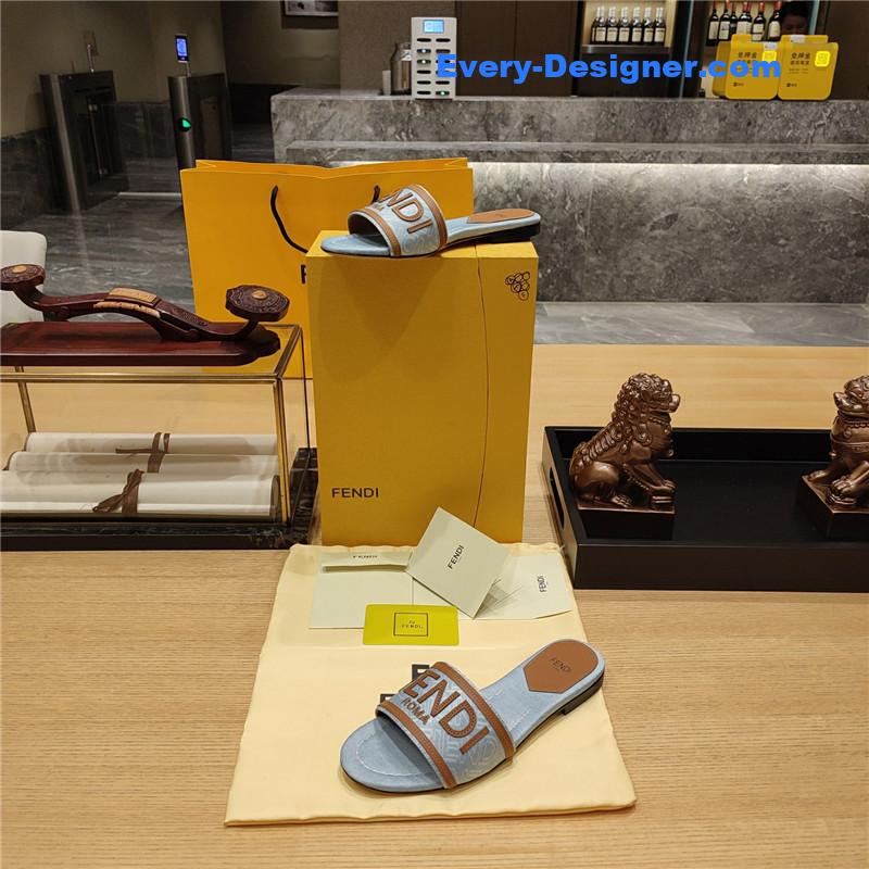 F**di haute couture flat sandals