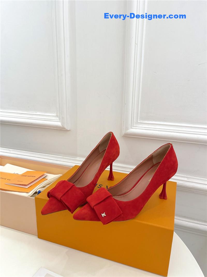 l0vis Vvtt0n lv bowknot pointed shoes