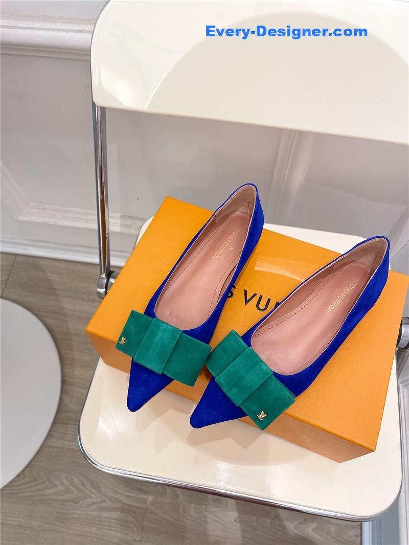 l0vis Vvtt0n lv bowknot pointed shoes