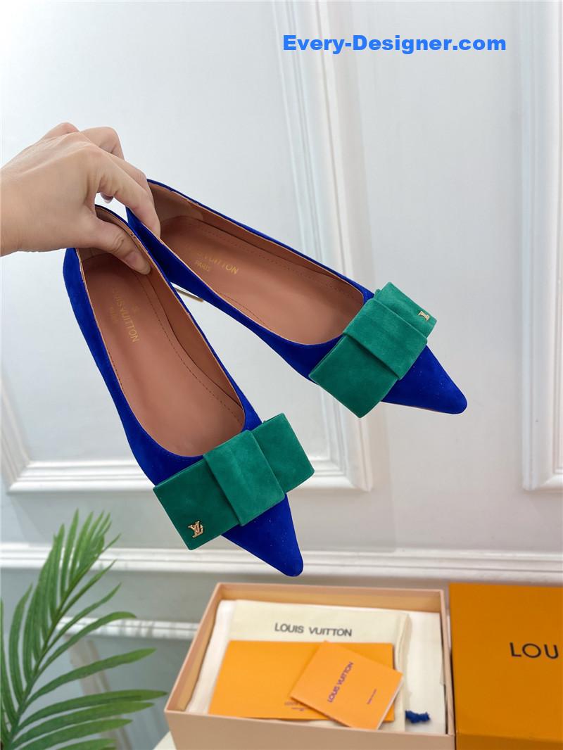 l0vis Vvtt0n lv bowknot pointed shoes