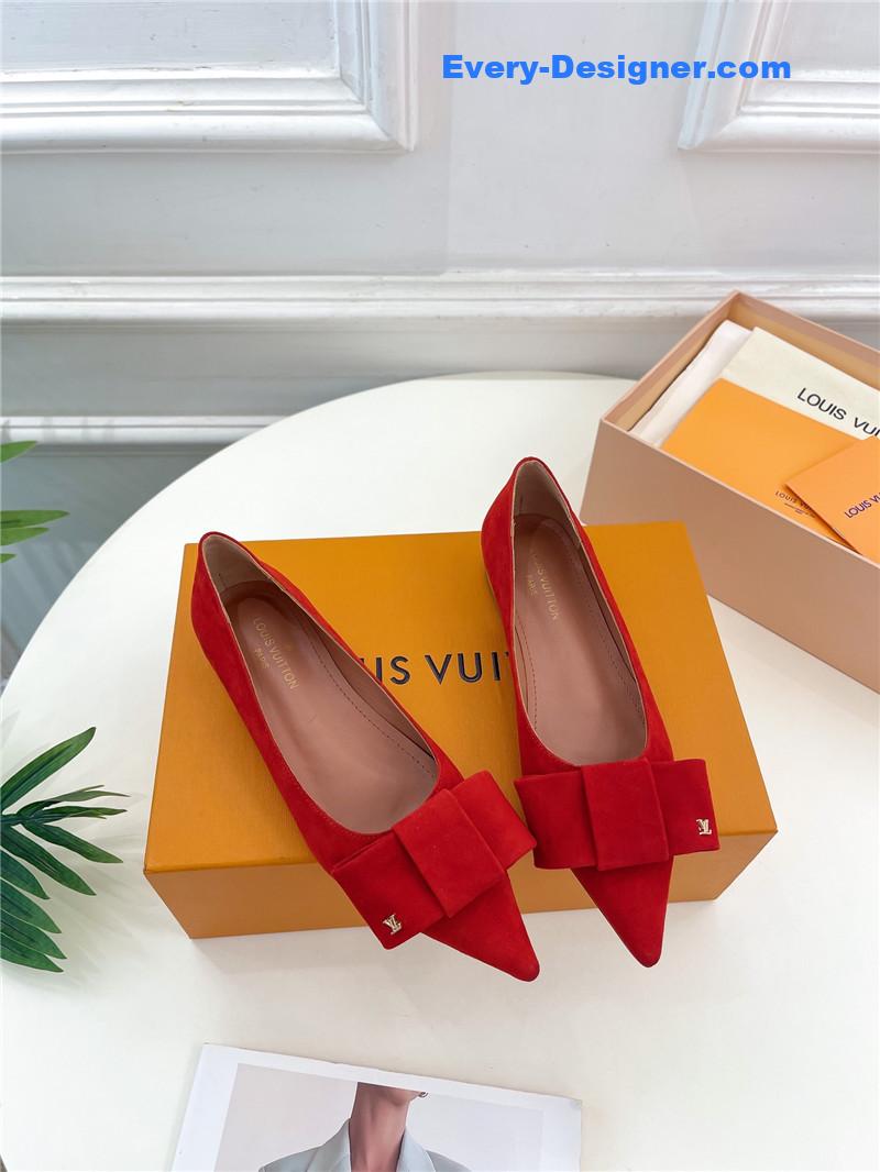 l0vis Vvtt0n lv bowknot pointed shoes