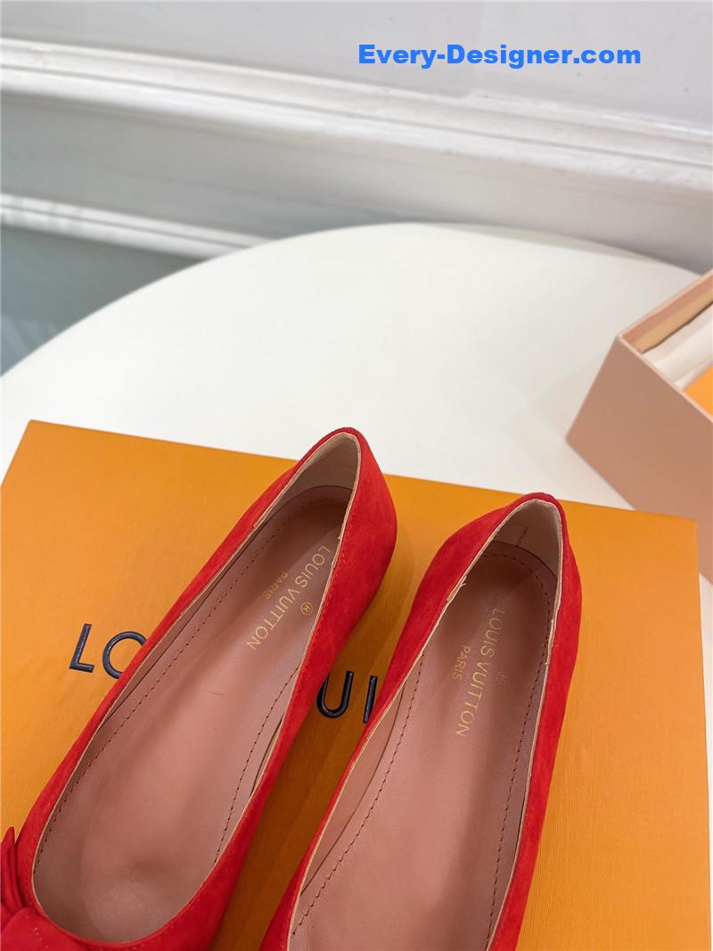 l0vis Vvtt0n lv bowknot pointed shoes